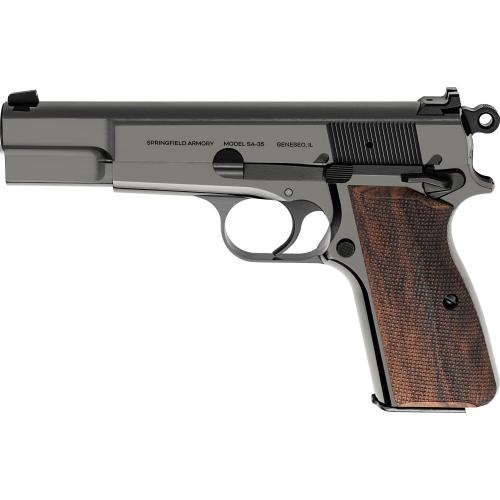 Springfield Armory SA-35 9MM, 4.7", Polished Blued Hi-Power Style Pistol, 15RD