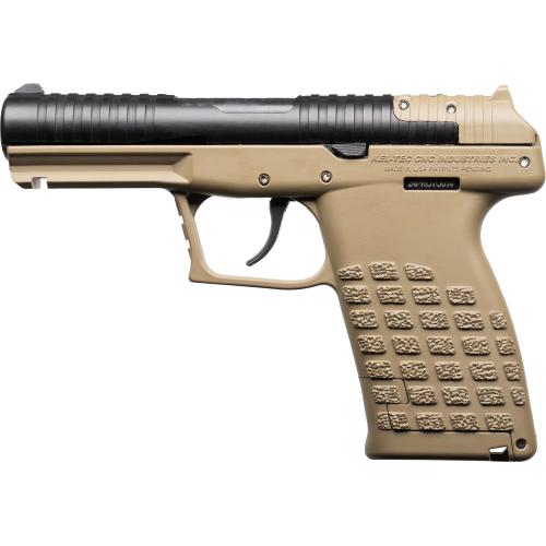 KelTec PR-57 5.7x28mm Pistol, 4", Black Slide/Tan Frame, 20RD