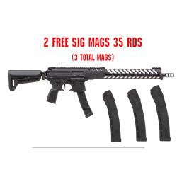 Sig Sauer MPX, Competition, 16 Barrel, Black, Sig MPX Collapsible Stock,  3 Magazines RMPX-16B-9-35 Sig Sauer MPX, Competition, 16 Barrel, Black, Sig MPX Collapsible Stock,  3 Magazines RMPX-16B-9-35
