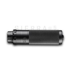 Dead Air Sierra 5 5.56 NATO Suppressor Xeno, HUB 1.375x24, Black Cerakote