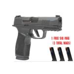 Sig Sauer P365, XMacro, Striker Fired, Semi-automatic, Polymer Framed Pistol, Sub-Compact, 9MM, 3.7 Barrel, Nitron Finish, Black, XRAY3 Day/Night Sights, Optic Ready, 17 Rounds, 2 Magazines 365XCA-9-BXR3 Sig Sauer P365, XMacro, Striker Fired, Semi-automatic, Polymer Framed Pistol, Sub-Compact, 9MM, 3.7 Barrel, Nitron Finish, Black, XRAY3 Day/Night Sights, Optic Ready, 17 Rounds, 2 Magazines 365XCA-9-BXR3