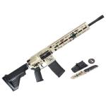 Heckler & Koch MR556, 75th Anniversary, Semi-automatic Rifle, AR, 223 Remington/556NATO, 16.5 Barrel, Cerakote Finish, Tropentarn Camo, Free Float M-LOK Handguard, Adjustable Stock, 30 Rounds, 4 Magazines 81001003