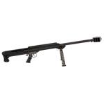 Barrett 99, Bolt Action Rifle, Single Shot, 50 BMG, 29 Fluted Barrel, 3 Port Muzzle Brake, Cerakote Finish, Black, Match Trigger, Bipod 13305