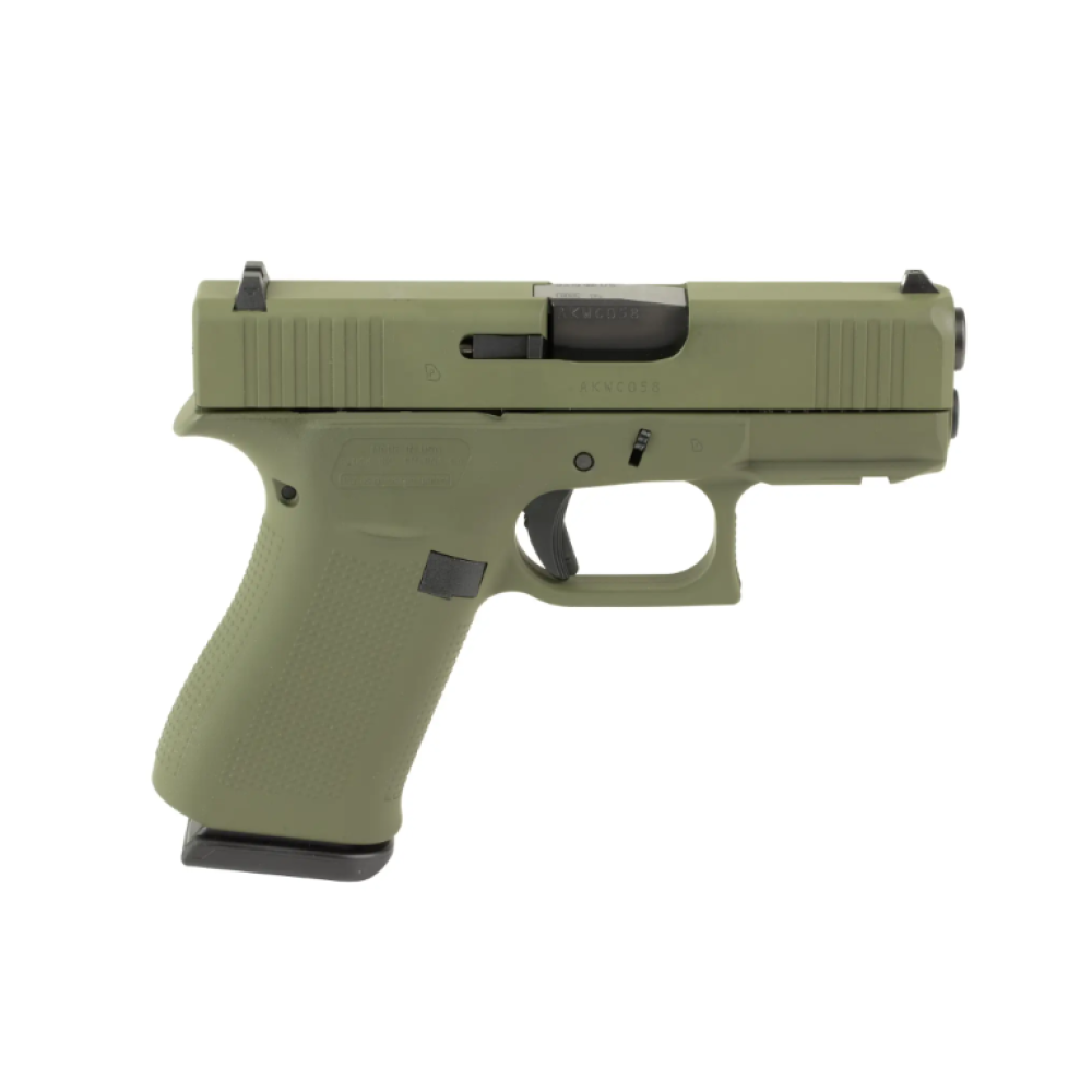GLOCK 43X 9MM 10RD OD GREEN