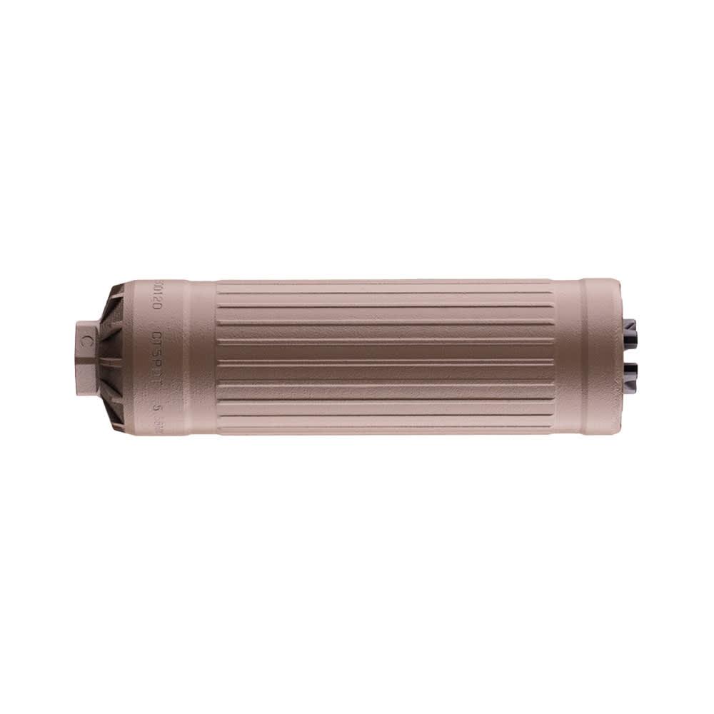 Dead Air CT5P Patrol 5.56 Suppressor, FDE, 1/2x28 Direct Thread