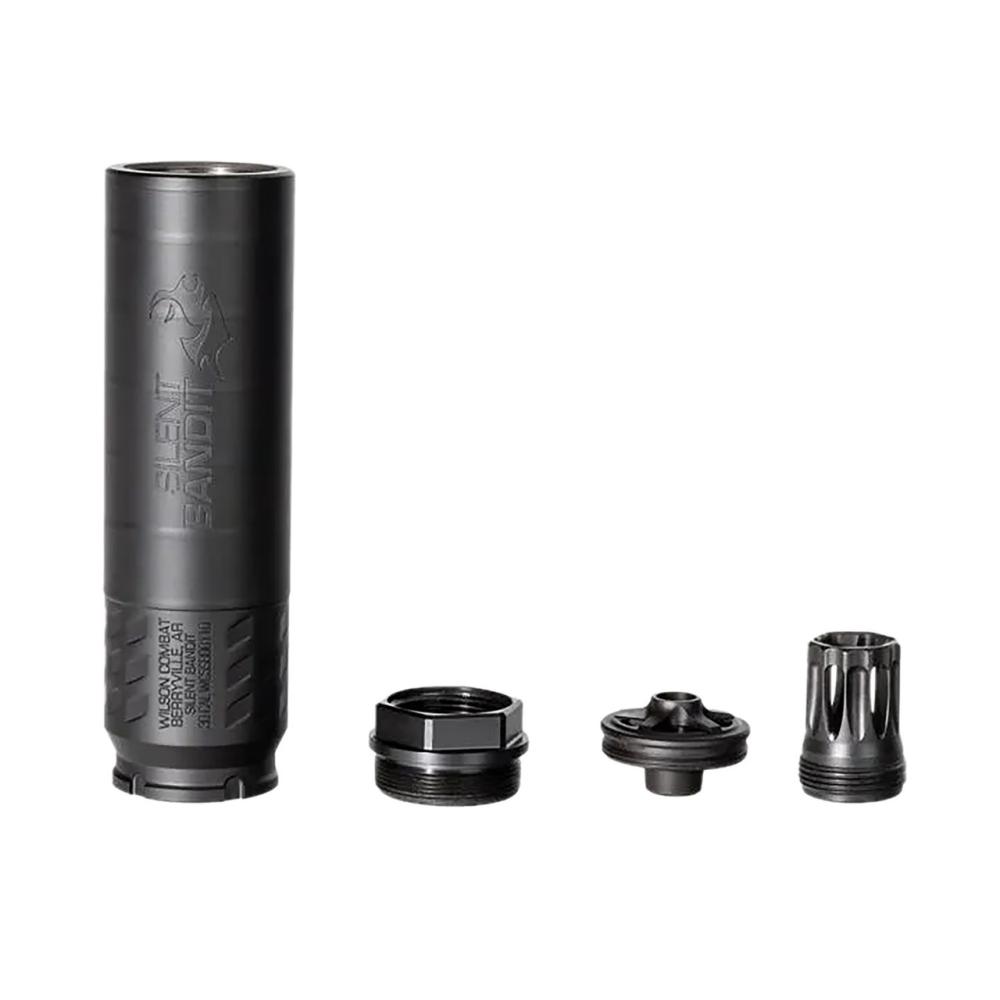 Wilson Combat Silent Bandit 5-Baffle Suppressor, 5.56 NATO/.223, 1/2x28 Thread