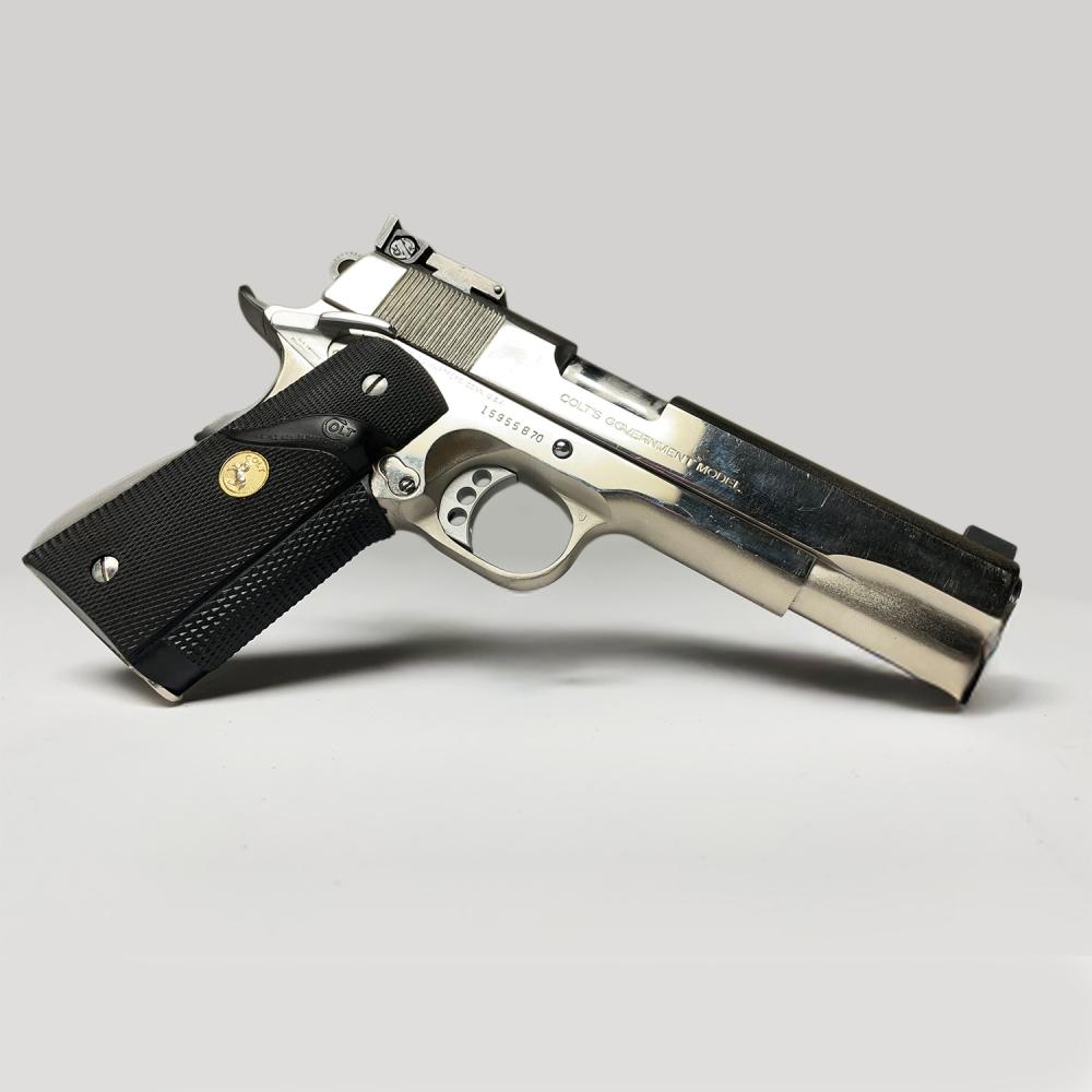 Colt MK IV series 70 Gov Model Bright SS