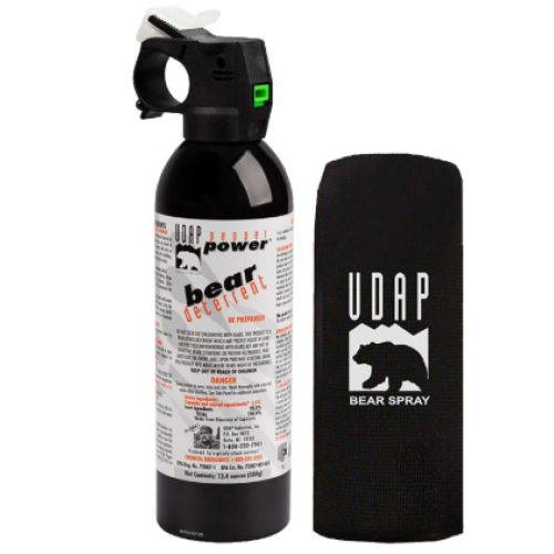 UDAP BEAR SPRAY 13.4 OZ W/ CHEST HOLSTER