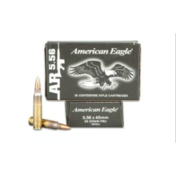 FEDERAL AMERICAN EAGLE 5.56X45MM 55GR FMJ (3)10RD STRIPPER CLIPS