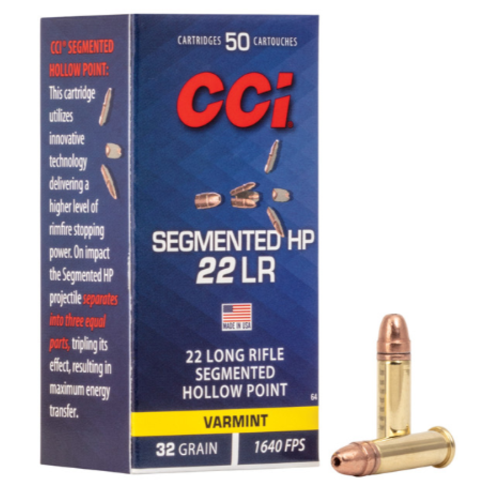 CCI, SEGMENTED HP, 32GR, 22LR