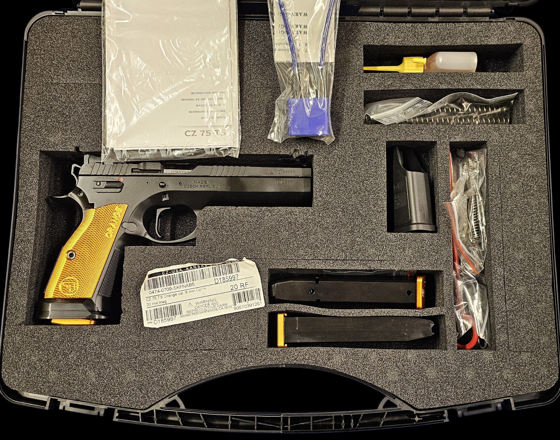 CZ 75 Tactical Sports Orange-img-0