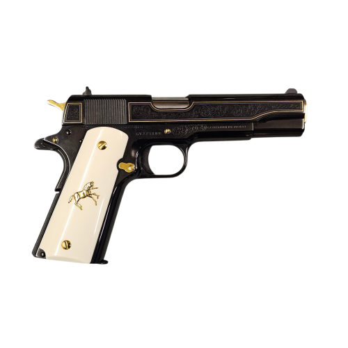 CLT CLASSIC 1911 45ACP POLISHED GOLD ENGRAVED