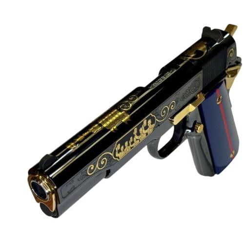 1911 Classic Government, The Few The Proud, .45 ACP, 5" Barrel, High Polished Blued, Blue/Red Grips, 7-rd, IVS Exclusive