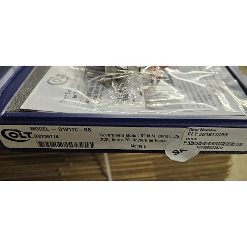 CLT 1911 CLASSIC 45ACP ROYAL BLUE BLEMISHED