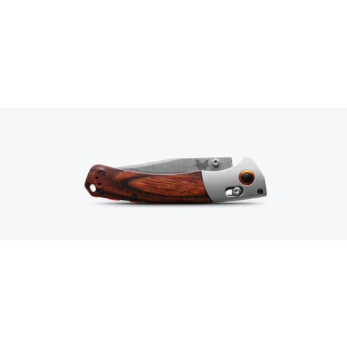 Crooked River | Gray Aluminum & Wood | Clip-point