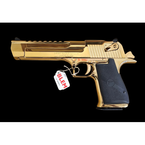 MR DE MKXIX 50AE 6 TITANIUM GOLD BLEM