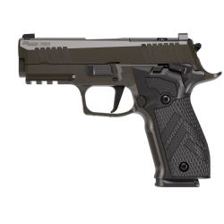 Sig Sauer P226, X-Series Legion, Semi-automatic, Single Action Only, Metal Frame Pistol, Carry Size, 9MM, 3.8 Barrel, Cerakote Finish, Legion Gray, Sig-Loc Pro Optics Ready Slide, X-Ray 3 Night Sights, Manual Safety, G10 Grips, 10 Rounds, 3 Magazines