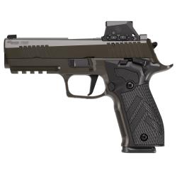 Sig Sauer P226, X-Series Legion, Semi-automatic, Single Action Only, Metal Frame Pistol, Full Size, 9MM, 4.4 Barrel, Cerakote Finish, Legion Gray, Sig-Loc Pro Romeo-X Compact Optic, Sig-Loc Pro Footprint Optics Ready Slide, X-Ray 3 Night Sights, Manu