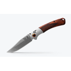 Crooked River | Gray Aluminum & Wood | Clip-point