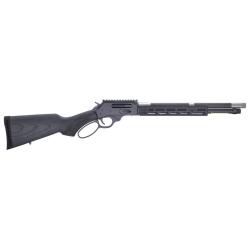 Henry Repeating Arms SPD HUSH, Lever Action, 357 Magnum/38 Special, 16.5 Round Threaded Barrel, 5/8x24 Thread Pattern, Matte Finish, Blued Receiver, Lightweight American Hardwood Laminate Stock, Picatinny Rail, 7 Rounds, Drilled and Tapped for a BB-R