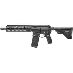 Heckler & Koch MR556 A4, Semi-automatic, Short Barrel Rifle, 556NATO, 11 Threaded Barrel, 1/2X28 Thread Pitch, Anodized Finish, Black, M-LOK Free Float Handguard, Adjustable Gas Block, Ambidextrous Controls, 30 Rounds, 1 Magazine 81001048