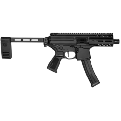 Sig Sauer MPX K, Semi-automatic Pistol, 9MM, 4.5 Barrel, Anodized Finish, Black, Pistol Brace, 35 Rounds, 1 Magazine PMPX-4B-9-35