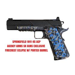 Springfield Armory Agent Eclipse AOS 1911 .45 ACP Color Case Hardened and Blue 1911 Semi-Automatic Pistol