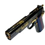 1911 Classic Government, The Few The Proud, .45 ACP, 5" Barrel, High Polished Blued, Blue/Red Grips, 7-rd, IVS Exclusive