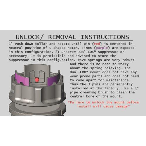 Dual-Lok Minimalist Brake 7.62 5/8x24
