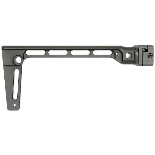 Midwest Industries MIARMSF Arm Brace Side Folding Stock Black 6061 Aluminum Fixed