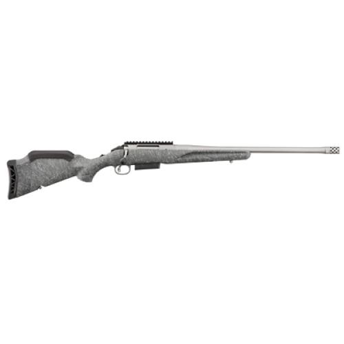 RUGER American Rifle Gen II, .243 Win, 20" Threaded Fluted, Grey, 3-rd RUGER American Rifle Gen II, .243 Win, 20" Threaded Fluted, Grey, 3-rd