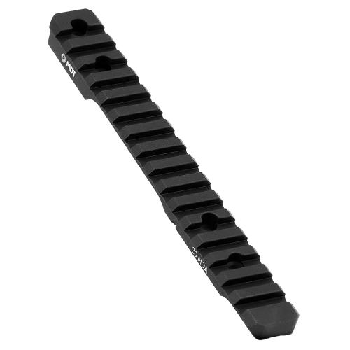 MDT Picatinny Scope Rail Black Anodized 11" Long Fits Tikka T1X Rimfire Action, 20 MOA 104505BLK