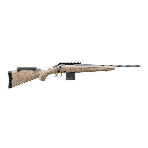 Ruger American Rifle Gen II Ranch 5.56 NATO 10rd Magazine 16.1" Fluted Threaded Barrel FDE Splatter Stock