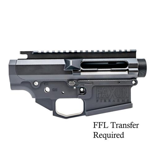 FAXON BILLET AR10 RECEIVER SET - STRIPPED