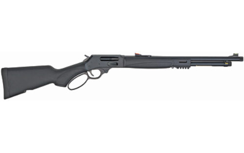 Henry H010X X Model  Lever Action 45-70 Gov Caliber with 4+1 Capacity, 19.80 Barrel, Overall Blued Metal Finish & Black Synthetic Stock, Ambidextrous Hand (Full Size)
