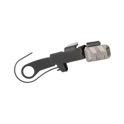 Tyrant CNC TDGSTOP24G Extended Slide Release 9mm Glock Gray 6061 Aluminum