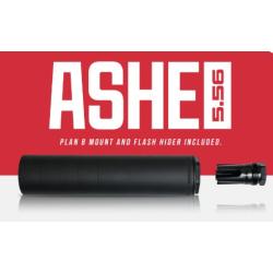 ONE HORSE ASHE 5.56, Silencer, DT 1/2x28, Titanium, Black