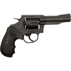 Rock Island 51261 M200  38 Special Caliber with 4 Barrel, 6rd Capacity Cylinder, Overall Black Parkerized Finish Steel & Finger Grooved Black Polymer Grip