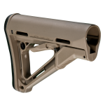 Magpul MAG310-FDE CTR Carbine Stock Flat Dark Earth Synthetic for AR-15, M16, M4 with Mil-Spec Tube (Tube Not Included)