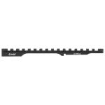 MDT Picatinny Scope Rail Black Anodized 11" Long Fits Tikka T1X Rimfire Action, 20 MOA 104505BLK