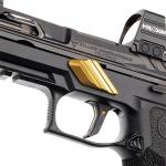 Tyrant CNC TDP320TDLGOLD Takedown Lever Gold Steel Sig P320