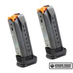 Ruger 90691 Security-9 Value Pack 17rd 9mm Luger Black Oxide Steel 2 Per Pack