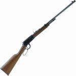 Henry H001TSPR Frontier  22 Short Caliber with 10 LR/16 Short Capacity, 24 Threaded Barrel, Blued Metal Finish & American Walnut Stock Right Hand