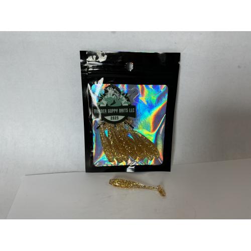 M.G.B. 2" PADDLE TAIL- GOLD RUSH