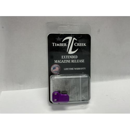 AR EXTD MAG RELEASE PURPLE ANODIZE