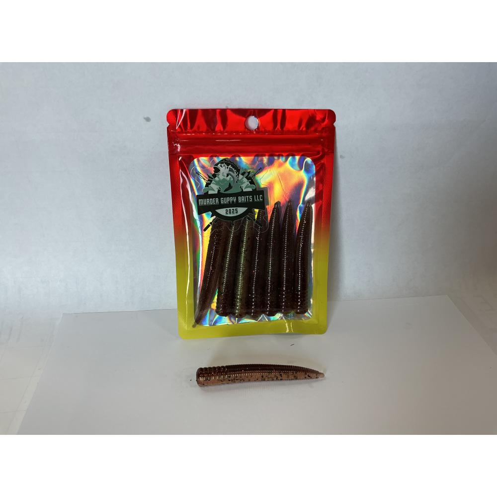 MGB 3" Ned Worm Assasin Red