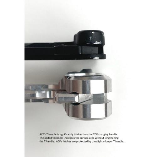 Ambidexgtrous Charging Handle, FCD, 223, ODG, for LPVO