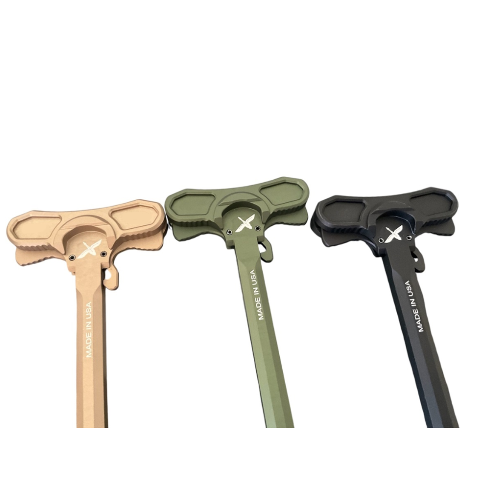Ambidexgtrous Charging Handle, FCD, 223, FDE, for LPVO