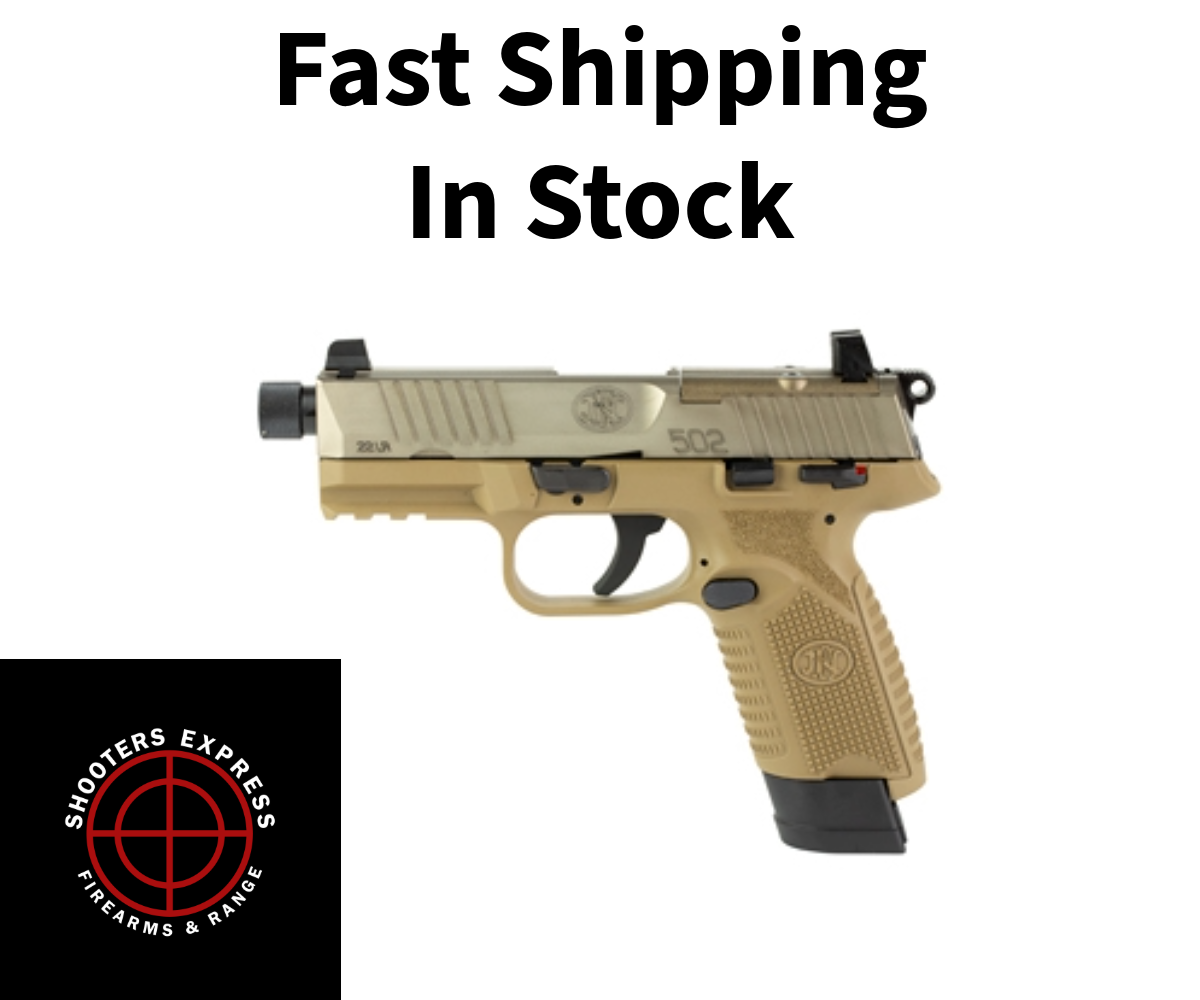 FN AMERICA 502T 22LR 4.6 1-15RD 1-10RD FDE-img-0