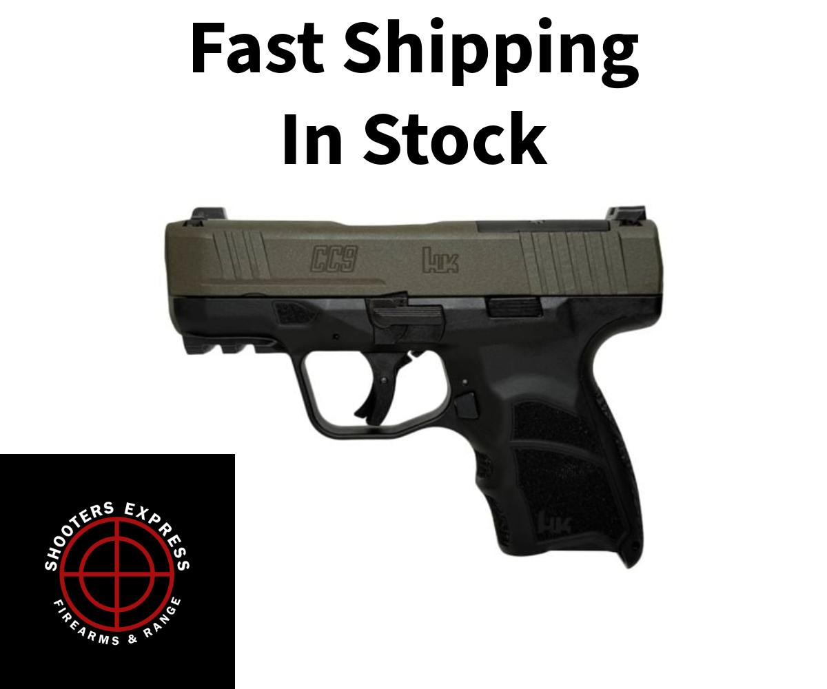 HECKLER & KOCH CC9 MICRO COMP 9MM 3.32" OR GRN/BLK 1-10/12RD IVS-img-0